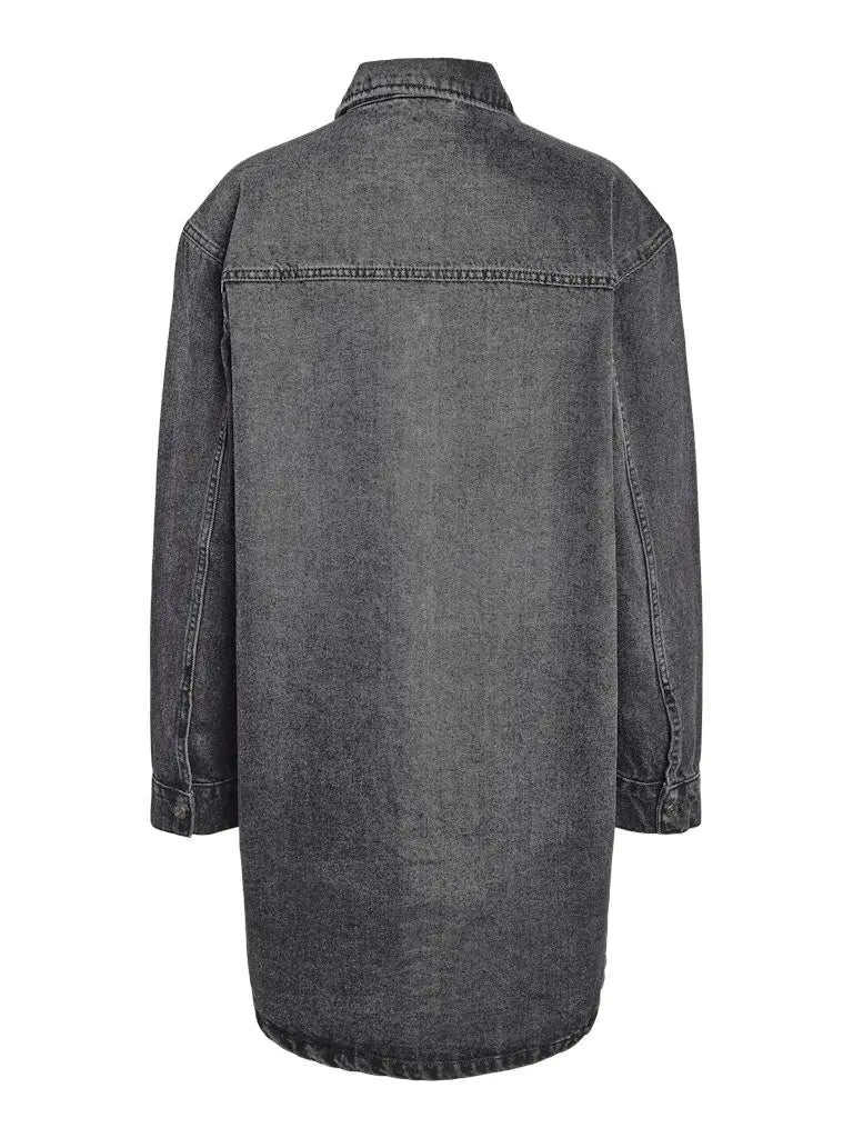 Alva Denimskjorte 387 Lang - Black Denim Noisy May