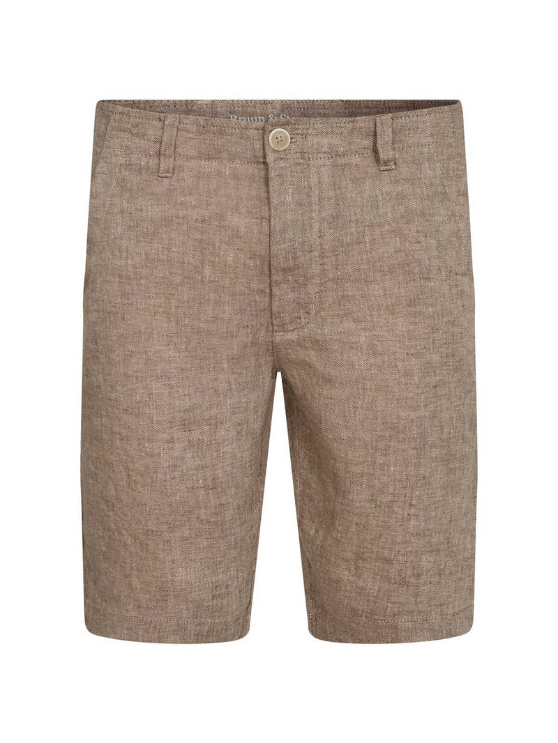 Andros Linshorts - Brown Bruun & Stengade