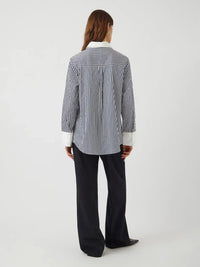 Anne Skjorte - Navy Blazer Stripes Y.A.S