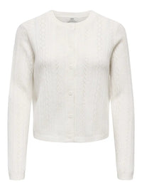 April Cardigan - Bright White Detail JDY