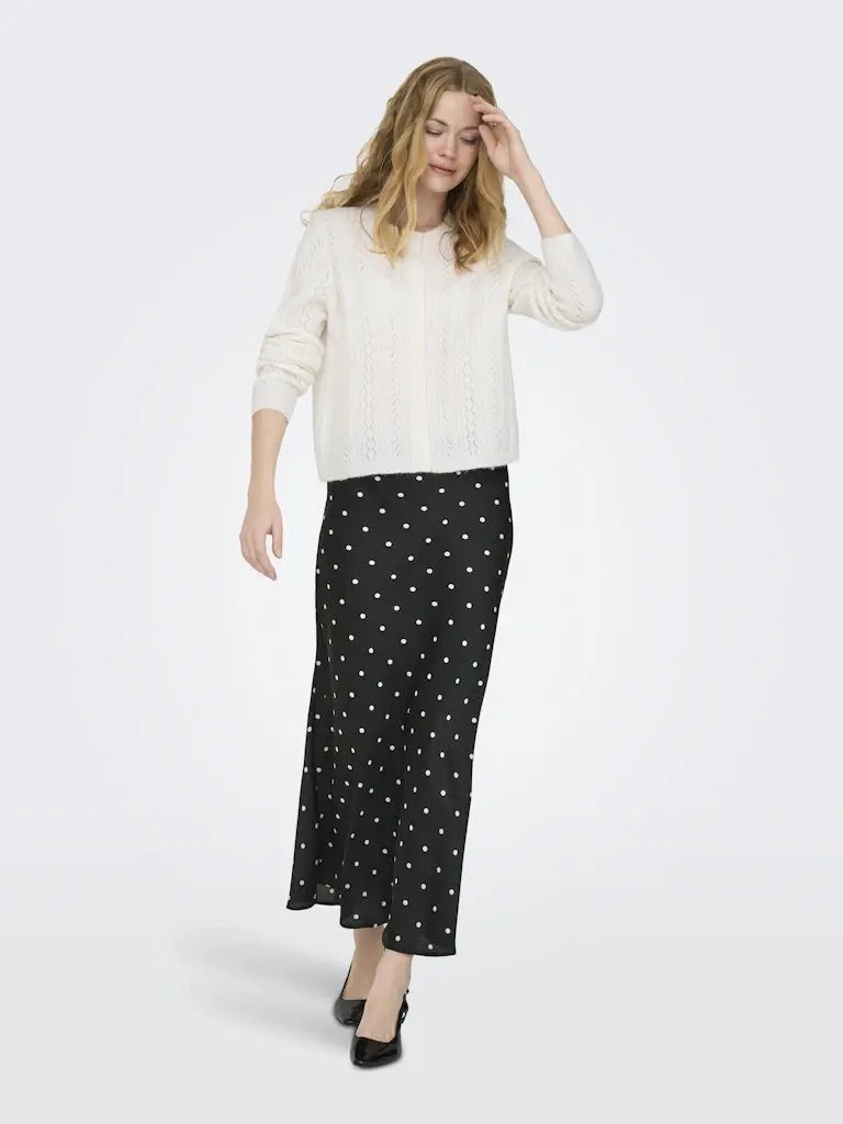 April Cardigan - Bright White Detail JDY