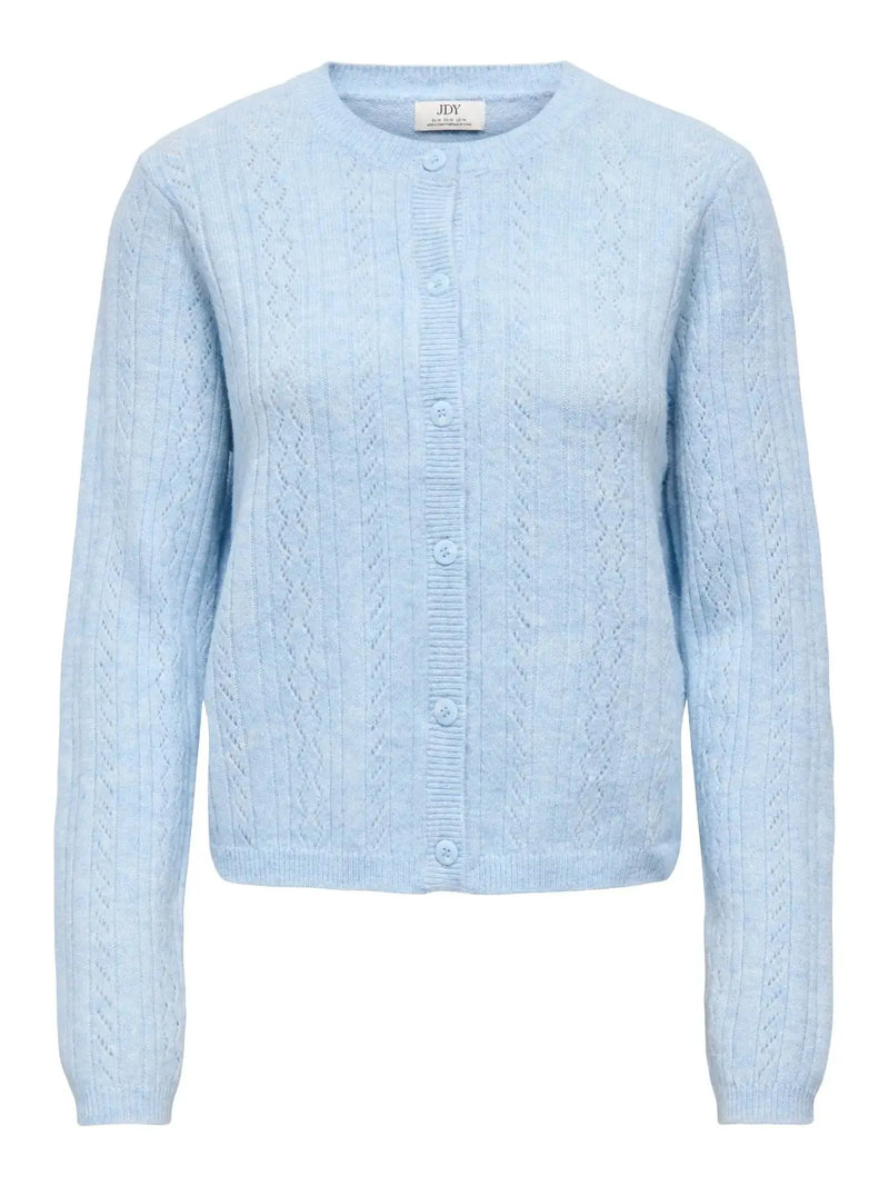 April Cardigan - Cashmere Blue Detail JDY