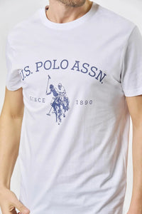 Archibald Logo T-skjorte - White U.S. Polo Assn.
