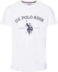Archibald Logo T-skjorte - White U.S. Polo Assn.