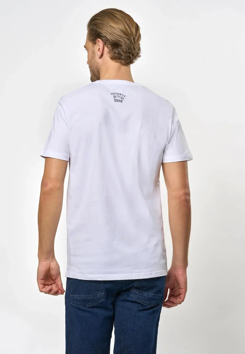 Archibald Logo T-skjorte - White U.S. Polo Assn.