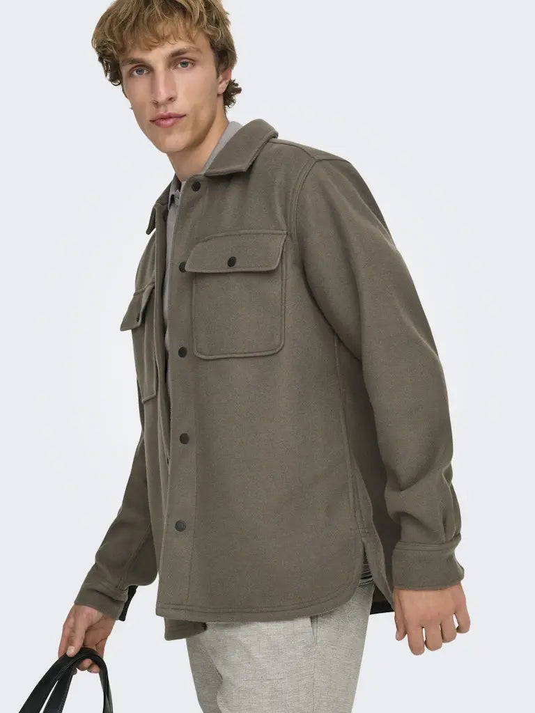 Ash Overshirt - Bungee Cord Only & Sons