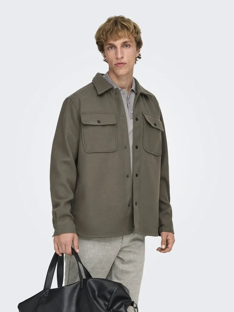 Ash Overshirt - Bungee Cord Only & Sons