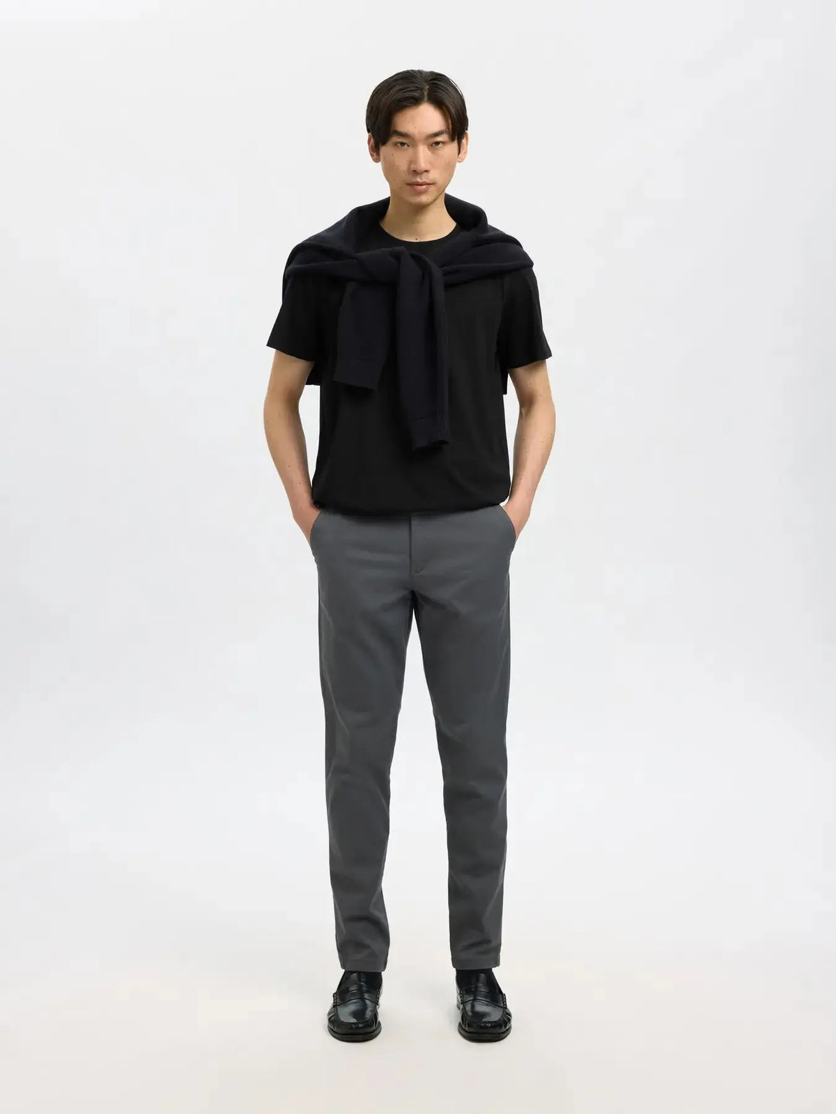 Aspen Regular T-Skjorte - Black Selected Homme