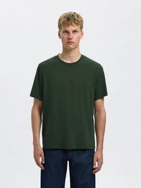 Aspen Regular T-Skjorte - Deep Forest Selected Homme