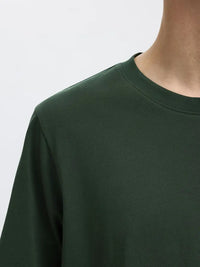 Aspen Regular T-Skjorte - Deep Forest Selected Homme