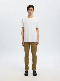 Aspen Regular T-Skjorte - White Selected Homme