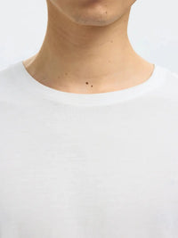 Aspen Regular T-Skjorte - White Selected Homme