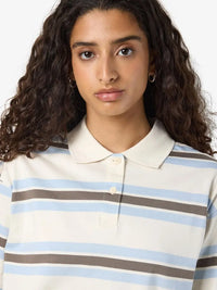 Aura Polo LS - Birch Stripes Noisy May