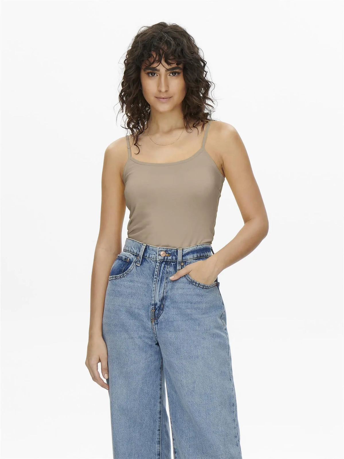 Ava Flex Singlet - Humus JDY