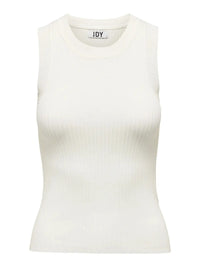 Aya Tank Top Knit - Cloud Dancer JDY