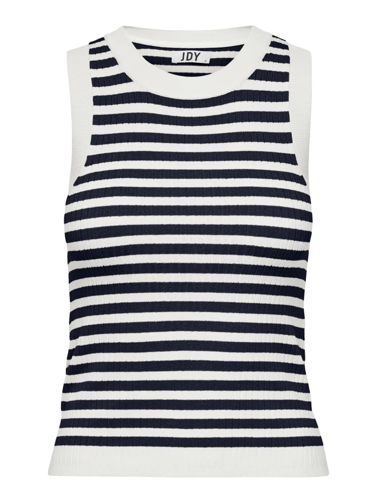 Aya Tank Top Knit - Cloud Dancer Stripe JDY