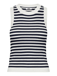 Aya Tank Top Knit - Cloud Dancer Stripe JDY
