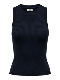 Aya Tank Top Knit - Sky Captain JDY
