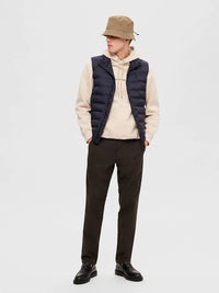 Barry Quilted Vest - Sky Captain Selected Homme