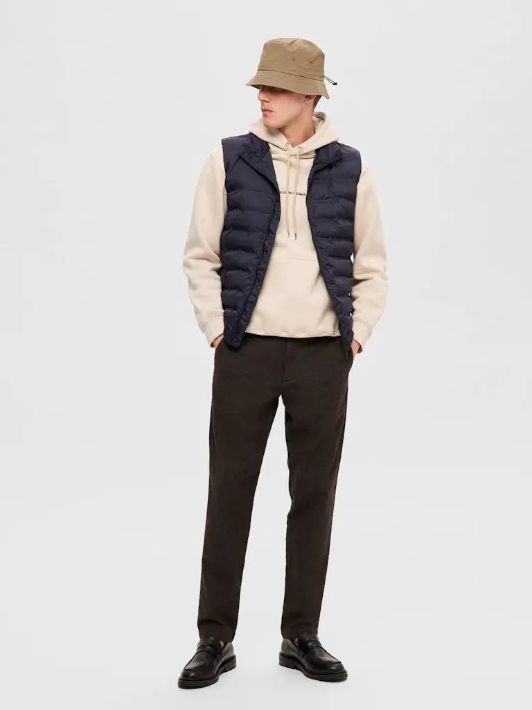 Barry Quilted Vest - Sky Captain Selected Homme