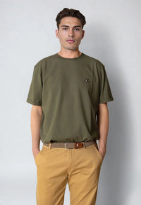 Basic Organic T-Shirt - Army Clean Cut Copenhagen