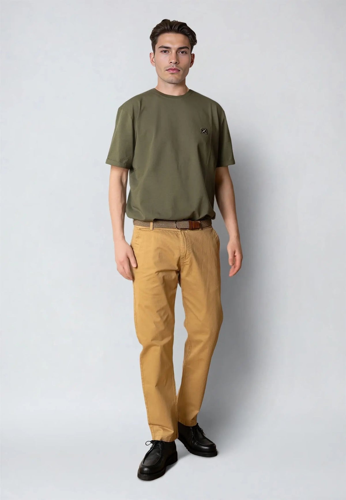Basic Organic T-Shirt - Army Clean Cut Copenhagen