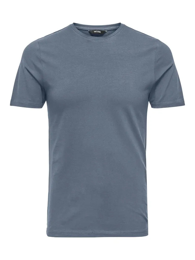 Basic Stretch T-Skjorte Rund hals - Flint Stone Only & Sons