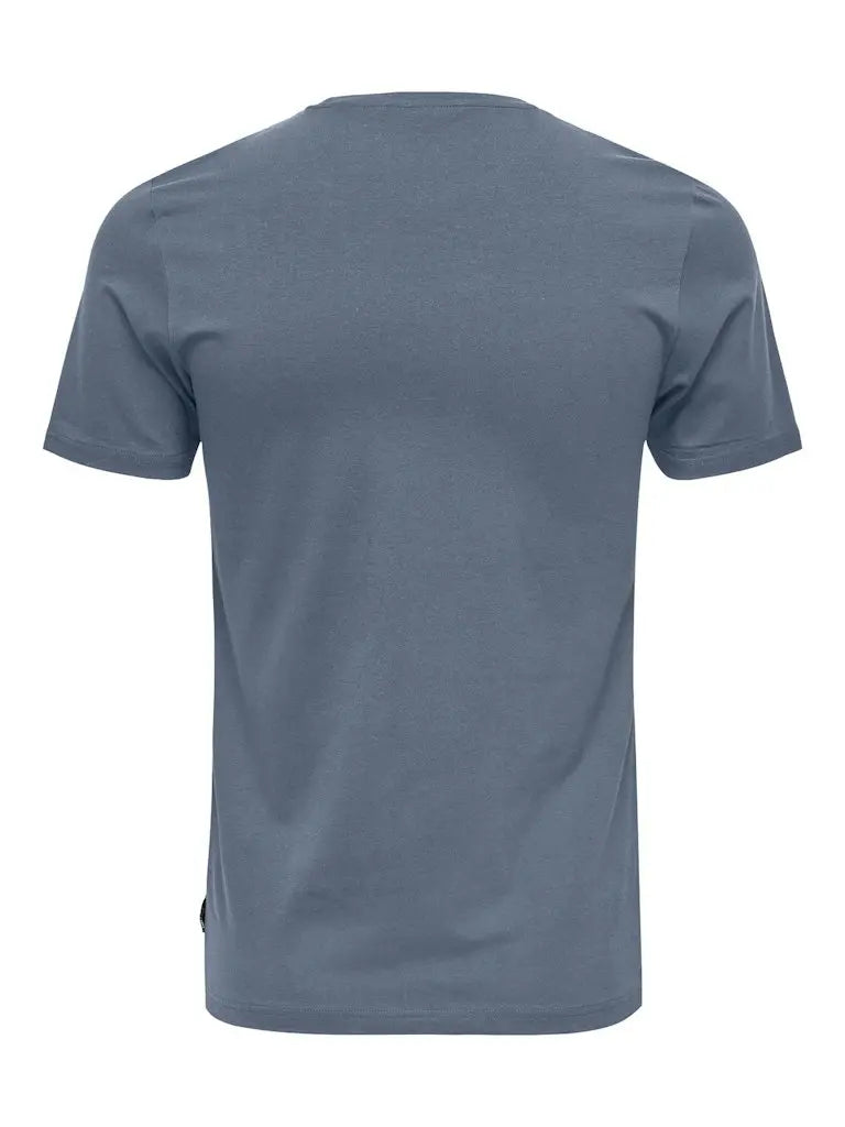 Basic Stretch T-Skjorte Rund hals - Flint Stone Only & Sons