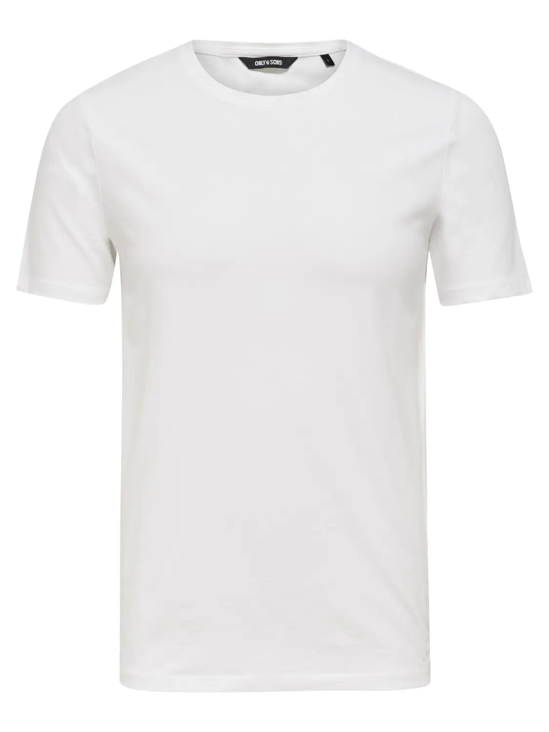 Basic Stretch T-Skjorte Rund hals - White Only & Sons