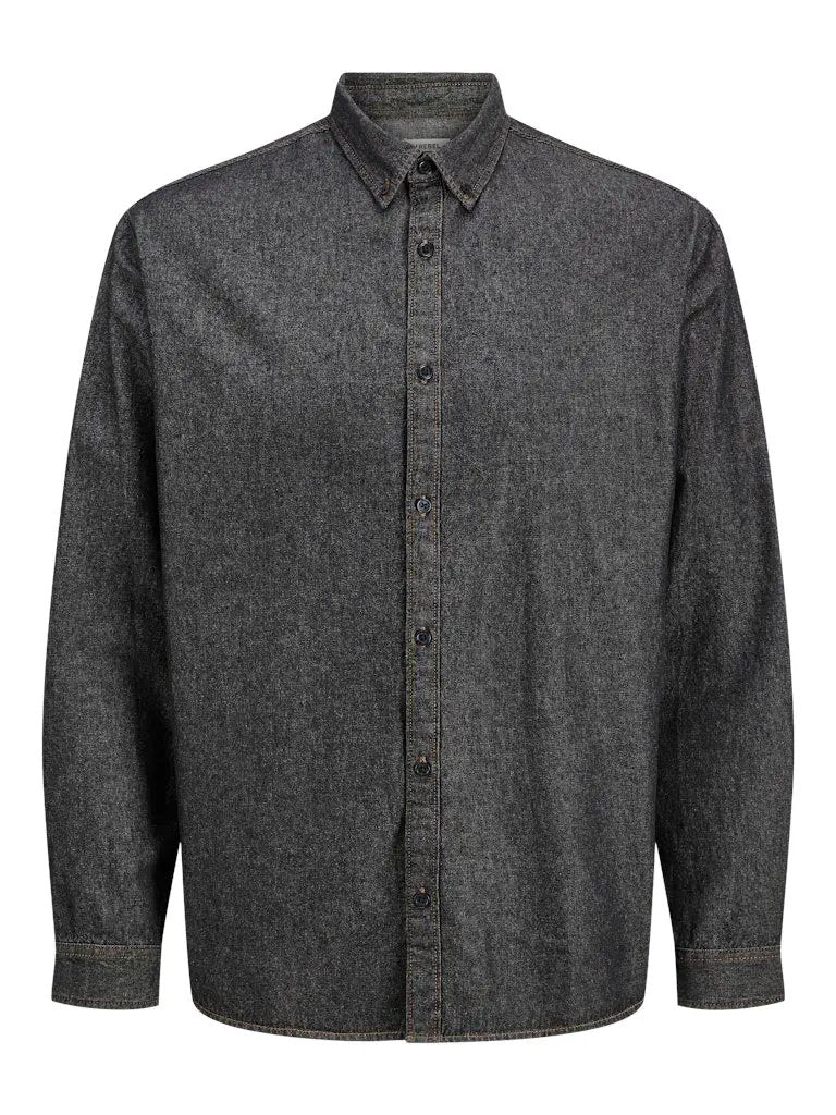Bavan Denim Skjorte - Black Denim JJ Rebel