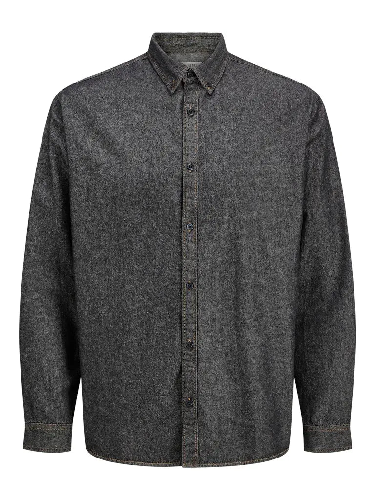Bavan Denim Skjorte - Black Denim JJ Rebel