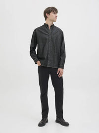 Bavan Denim Skjorte - Black Denim JJ Rebel