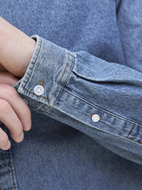 Bavan Denim Skjorte - Medium Blue Denim JJ Rebel