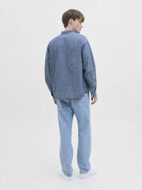Bavan Denim Skjorte - Medium Blue Denim JJ Rebel