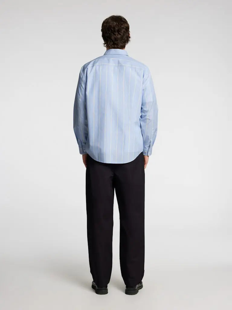 Ben Stripete Skjorte - Light Blue Stripes Selected Homme