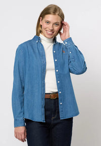 Bene Denim Skjorte - Denim Blue U.S. Polo Assn. W