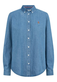 Bene Denim Skjorte - Denim Blue U.S. Polo Assn. W