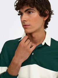 Benedict Rugby Polo - Pine Grove Detail Only & Sons