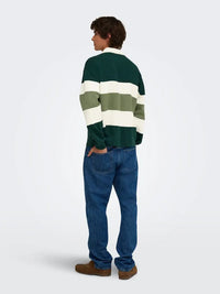Benedict Rugby Polo - Pine Grove Detail Only & Sons