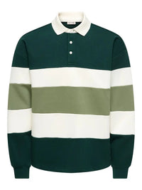 Benedict Rugby Polo - Pine Grove Detail Only & Sons