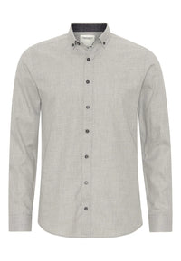 Bentson Flanellskjorte - Light Grey Mix Marcus