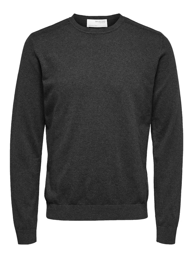 Berg Genser - Antracit Melange Selected Homme