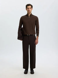 Berg Genser Half Zip - Delicioso Detail Selected Homme