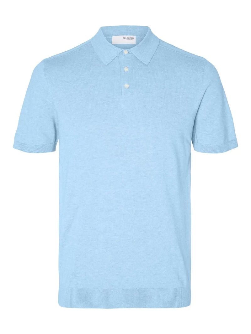 Berg Polo - Cashmere Blue Selected Homme