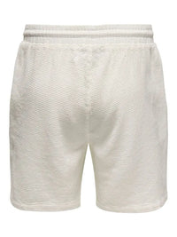 Bertil Waffle Shorts - Cloud Dancer Only & Sons