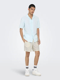 Bertil Waffle Shorts - Cloud Dancer Only & Sons