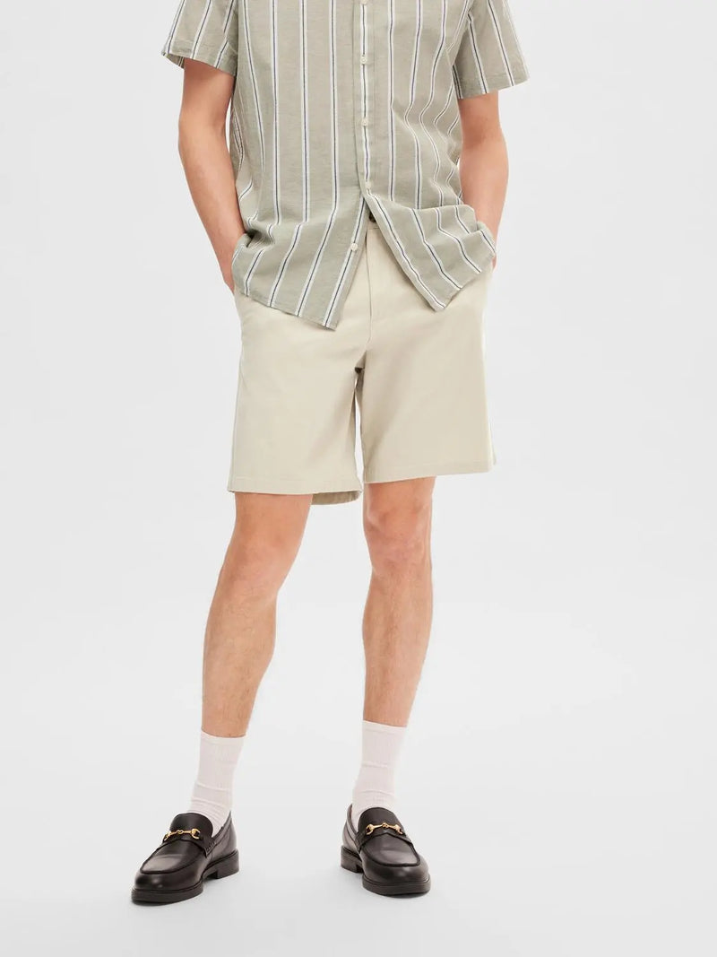 Bill Regular Flex Shorts - Moonstruck Selected Homme