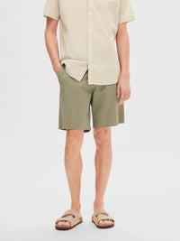 Bill Regular Flex Shorts - Vetiver Selected Homme