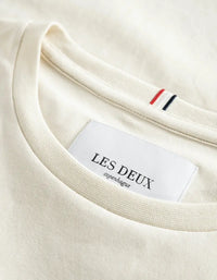 Lens T-Skjorte - Ivory/Black Les Deux