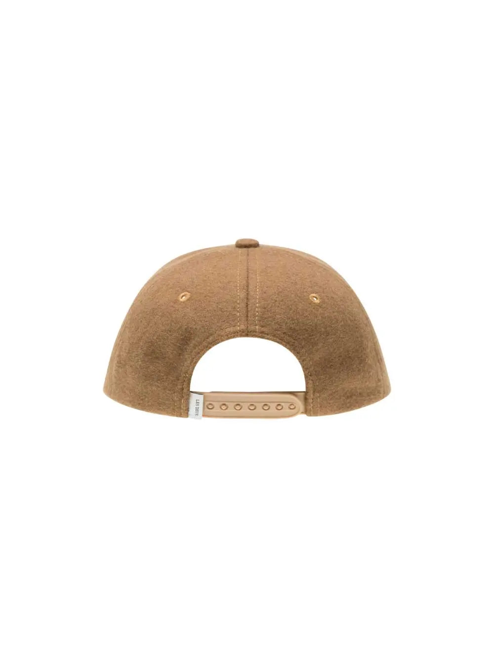 Wool Baseball Cap - Dark Sand/Black Les Deux